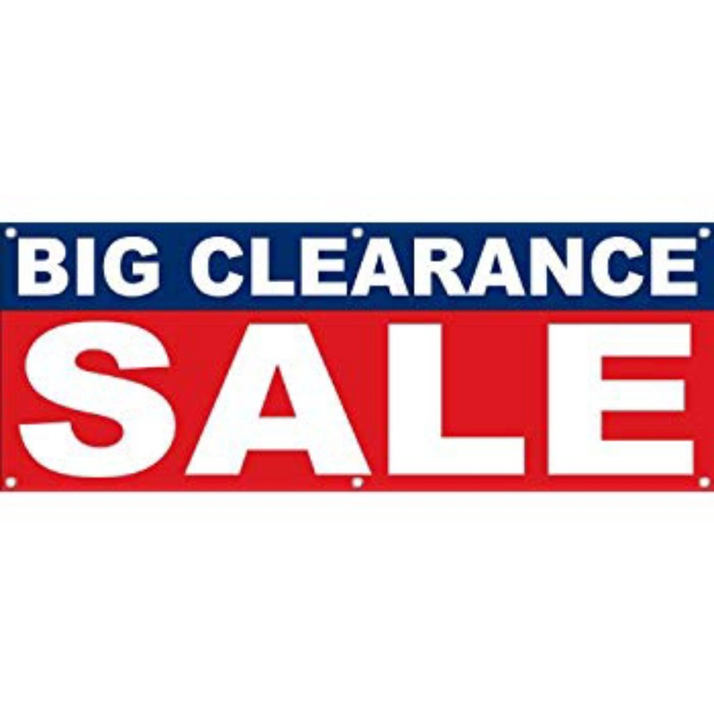 Everything must go sale